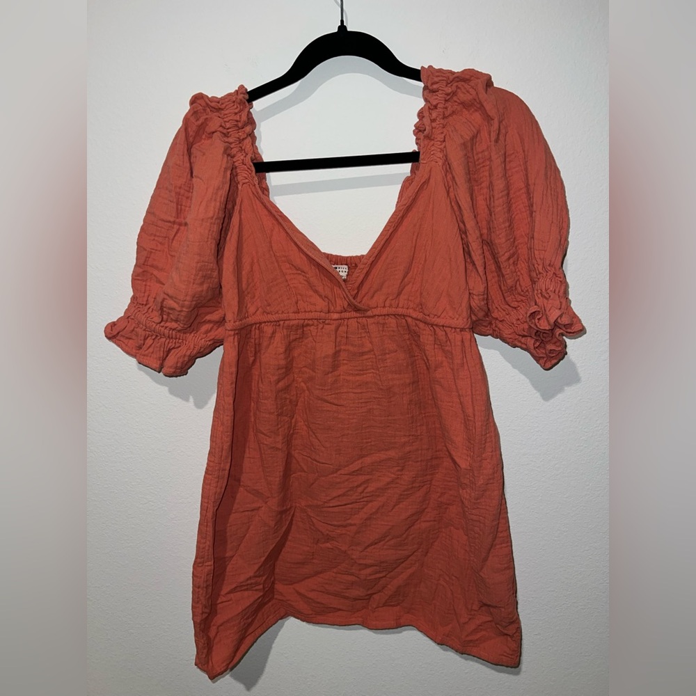 Billabong Coral Gauze Dress Size S